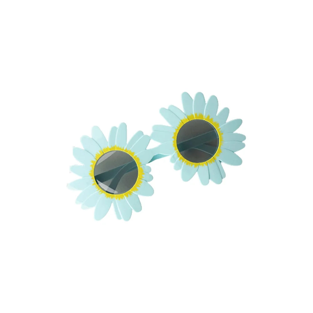 Beaira Women Party Sunglasses Cute Sun Flower Daisy Sun Glasses Funny Birthday Party Picnic Cosplay Eyewear Creative Decorative Glasses