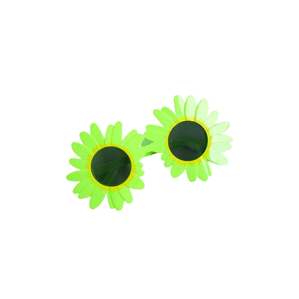 Beaira Women Party Sunglasses Cute Sun Flower Daisy Sun Glasses Funny Birthday Party Picnic Cosplay Eyewear Creative Decorative Glasses