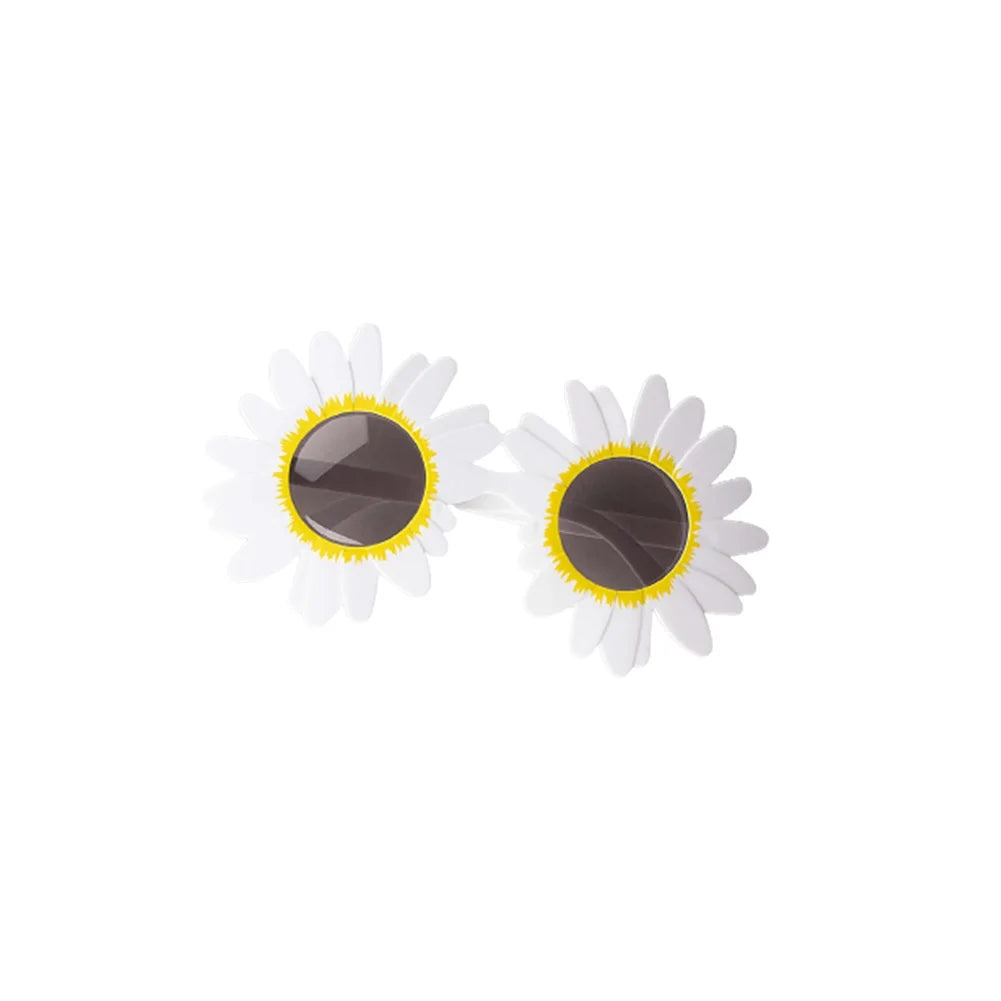 Beaira Women Party Sunglasses Cute Sun Flower Daisy Sun Glasses Funny Birthday Party Picnic Cosplay Eyewear Creative Decorative Glasses