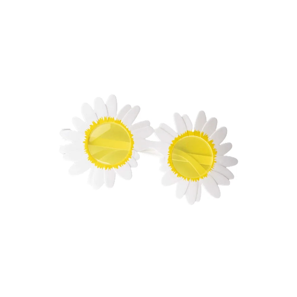 Beaira Women Party Sunglasses Cute Sun Flower Daisy Sun Glasses Funny Birthday Party Picnic Cosplay Eyewear Creative Decorative Glasses
