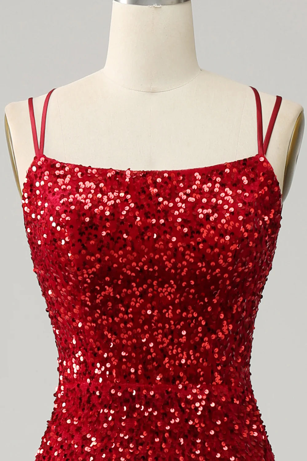 Sparkly Mermaid Backless Long Prom Dress with Fringes