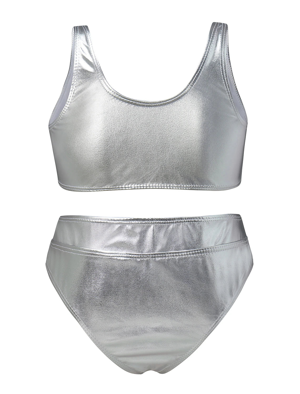 Women's Normal Swimwear One Piece Monokini Bathing Suits Swimsuit Glitter Tummy Control Slim Solid Color Active Vacation Bathing Suits