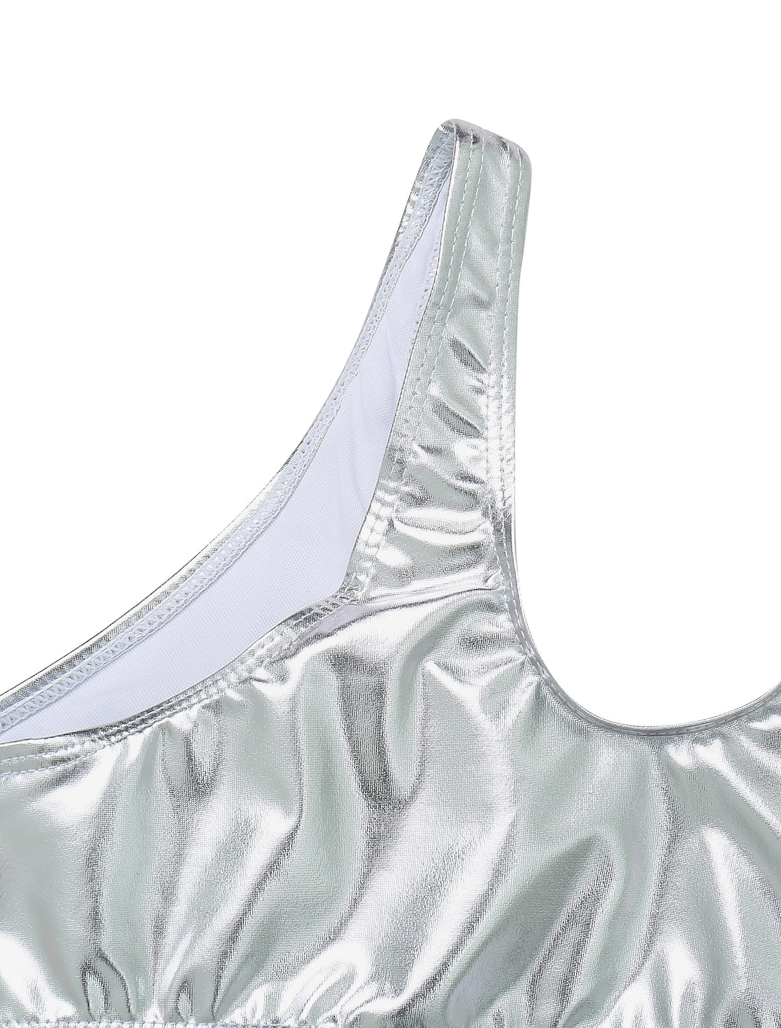 Women's Normal Swimwear One Piece Monokini Bathing Suits Swimsuit Glitter Tummy Control Slim Solid Color Active Vacation Bathing Suits