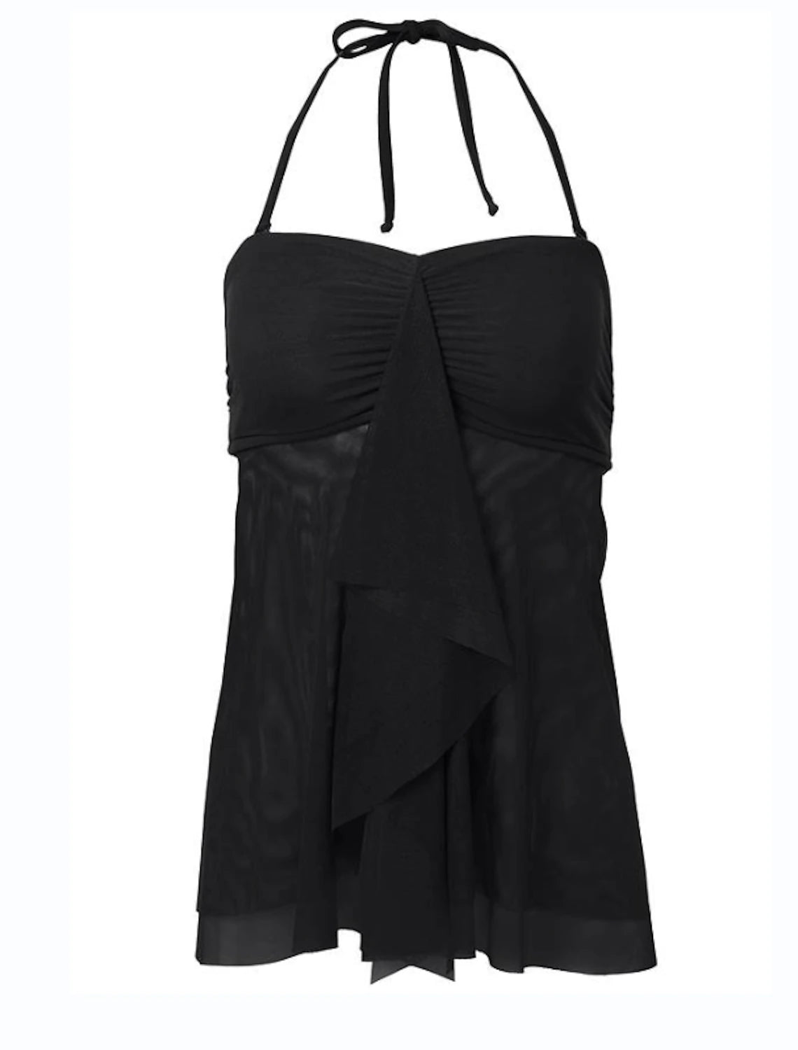 Women's Normal Swimwear Tankini 2 Piece Swimsuit 2 Piece Modest Swimwear Bandeau Strapless Solid Color Strap Vacation Beach Wear Bathing Suits