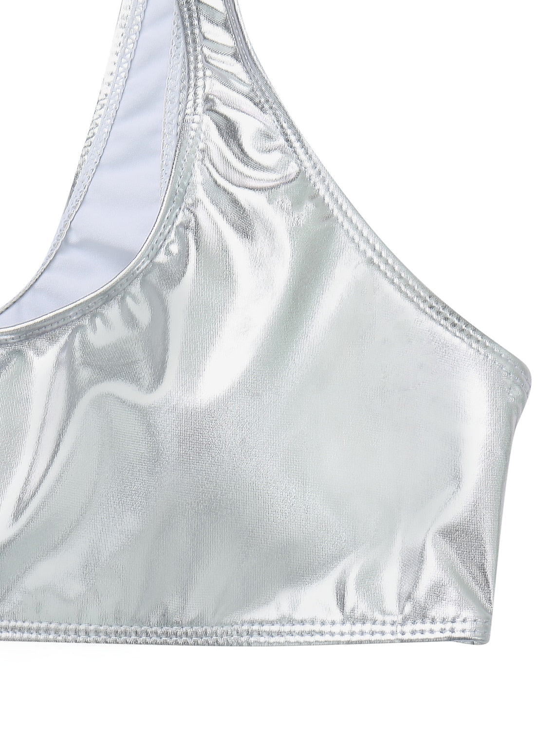 Women's Normal Swimwear One Piece Monokini Bathing Suits Swimsuit Glitter Tummy Control Slim Solid Color Active Vacation Bathing Suits