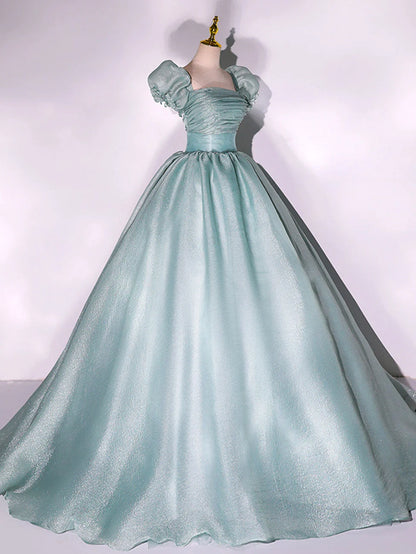Beaira Cute Light Green Tulle Ball Gown Sweet 16 Dress Green Formal Dress prom dresses shops