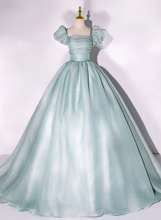 Beaira Cute Light Green Tulle Ball Gown Sweet 16 Dress Green Formal Dress prom dresses shops