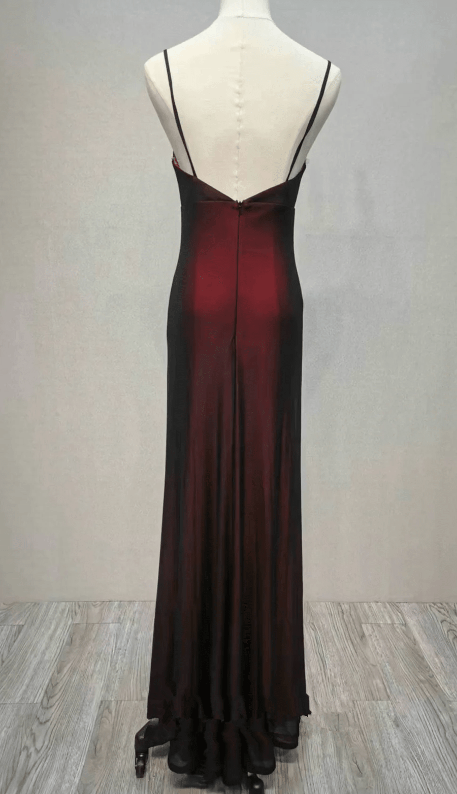 Beaira Black And Red Sweetheart Simple Straps Long Prom Dress A-Line Long Formal Dress prom dresses shops