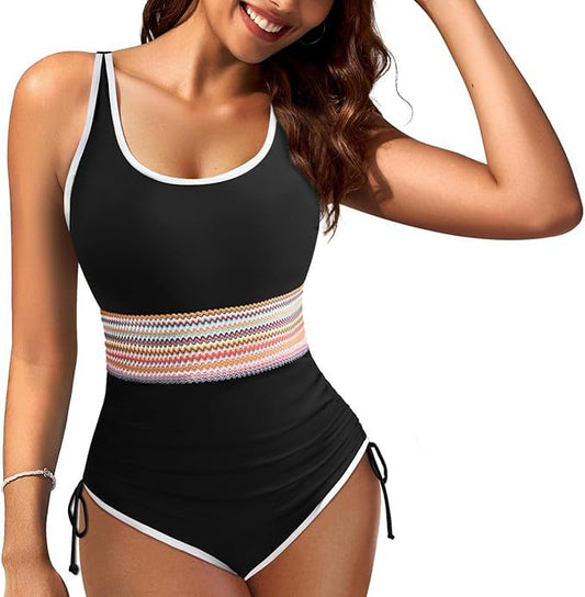 Beaira European and American new women's split swimsuit sexy bikini high waist belly covering neck hanging tight swimsuit