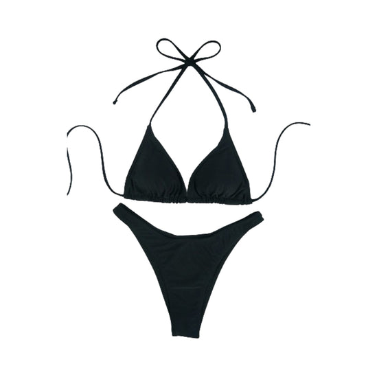 Beaira Sexy Bikini Push Up Women Swimsuits Female Micro Bikini Set Solid Swimwear Lace Up Triangle Swimsuit Brazilian Bathing Suit