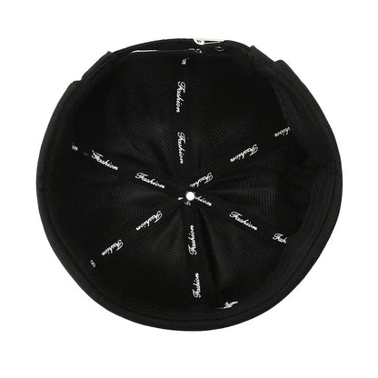 Beaira Adjustable Vintage Women Brimless Beanies Hats Fashion Embroidery Men Docker Cap Skullcap Hat Unisex Street Hip Hop Sailor Caps