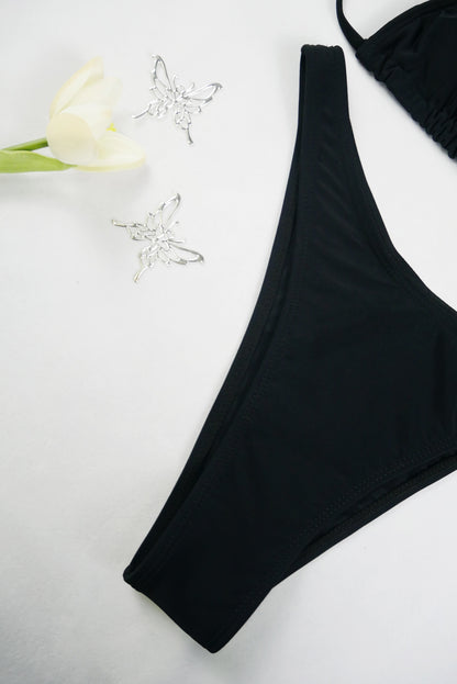 Beaira Sexy Bikini Push Up Women Swimsuits Female Micro Bikini Set Solid Swimwear Lace Up Triangle Swimsuit Brazilian Bathing Suit