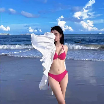 Beaira Advanced sexy bikini split swimsuit for women new pure desire storm revealing small breasts gathering beach girls