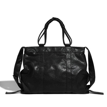 Beaira American retro hand-held briefcase new work commuting large capacity shoulder bag simple casual tote bag