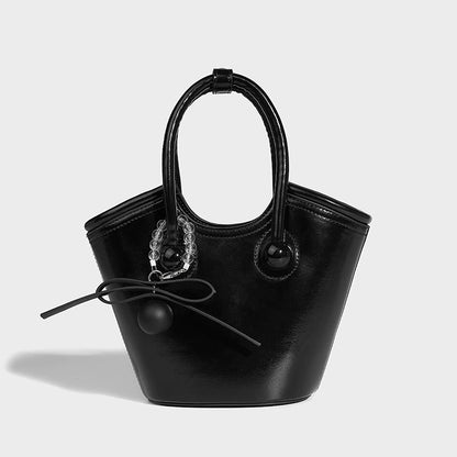 Beaira Cherry Love Handheld Tote Bag New Wedding Large Capacity Vegetable Basket Versatile Single Shoulder Cross Shoulder Bag