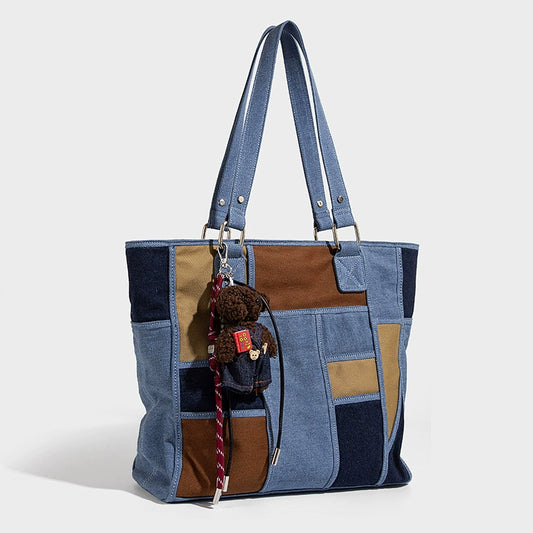 Beaira Foreign trade plaid lightweight and versatile tote bag new street trend shoulder bag cross-border large capacity crossbody bag