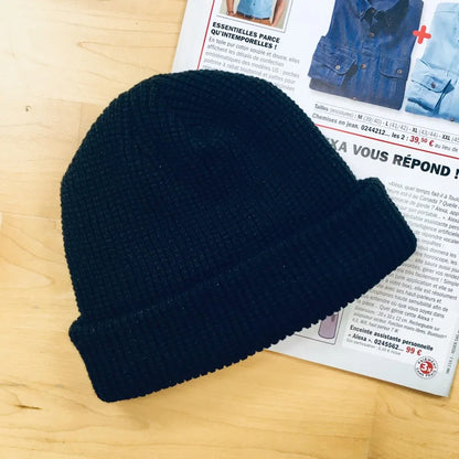 Beaira Hot Sale Daily Fisherman Beanie Hat Unisex Sailor Style Autumn Beanie Ribbed Knitted Hats For Men Women Short Melon Winter Hat