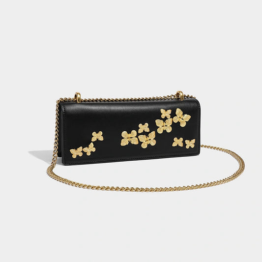 Beaira New bag female butterfly niche versatile trendy high-end simple single shoulder crossbody link bar small square bag