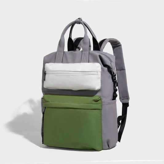 Beaira New fashion trend contrasting color backpack with multiple pockets lightweight outdoor fashion travel backpack for men and women