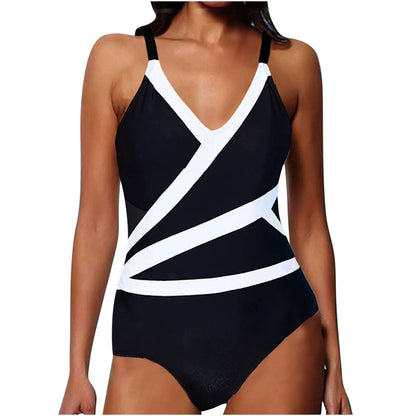 Beaira New swimsuit for women fashionable and sexy splicing split bikini swimsuit floral element matching swimsuit for women