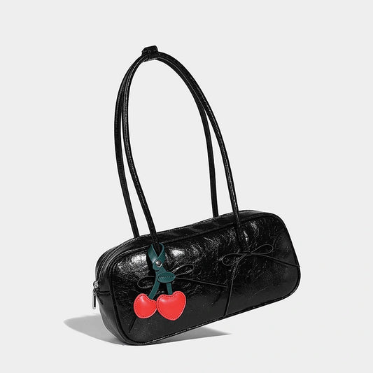 Beaira Unique autumn and winter bow design fashionable armpit bag simple baguette bag large capacity commuting versatile shoulder bag