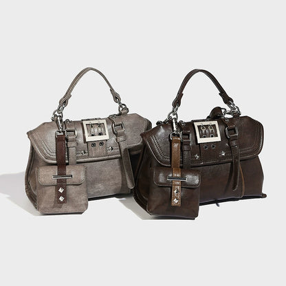Beaira Winter American retro style handbag niche fashion single shoulder bag new commuting versatile backpack