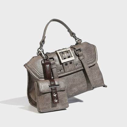 Beaira Winter American retro style handbag niche fashion single shoulder bag new commuting versatile backpack