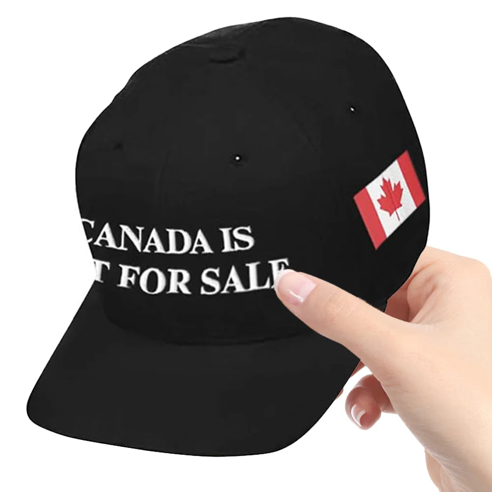 Beaira Canada Is for Sale Hat Adjustable Embroidered Classic Cap Breathable Vintage Baseball Cap for Hiking Fishing
