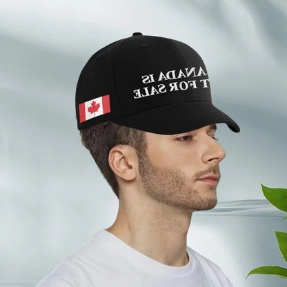 Beaira Canada Is for Sale Hat Adjustable Embroidered Classic Cap Breathable Vintage Baseball Cap for Hiking Fishing