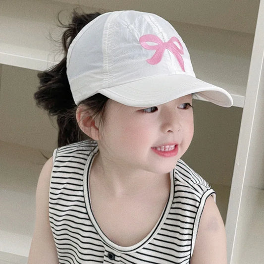 Beaira Fashion High Ponytail Kids Boy Girl Sun Hats Quick Drying Baseball Caps Adjustable Travel Caps Children Peaked Hats With Hole