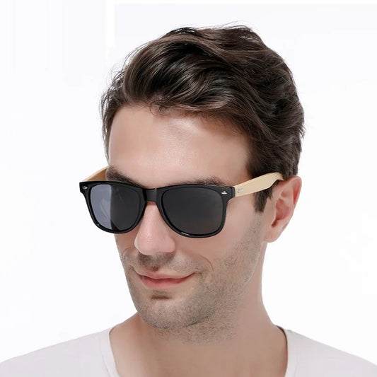 Beaira Fashion Wood Men's Ultraviolet Sunglasses Classic Male Driving Riding UV400 Sports Sun Glasses Eyewear Wooden Bamboo Eyeglasses
