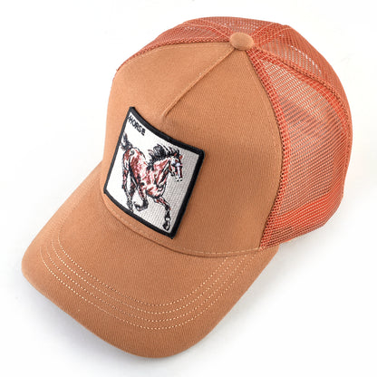 Beaira New Fashion Baseball Caps Men Women Snapback Mesh Baseball hats With Horse Embroidery Patch Trucker Casquette Summer Visor Caps