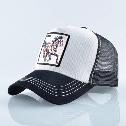 Beaira New Fashion Baseball Caps Men Women Snapback Mesh Baseball hats With Horse Embroidery Patch Trucker Casquette Summer Visor Caps
