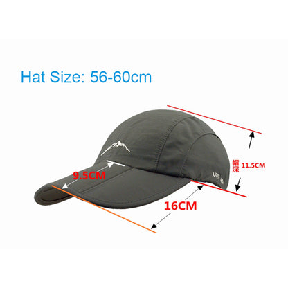 Beaira Waterproof Outdoor Sport Baseball Cap Unisex Spring Summer Quick Drying Hat Breathable Cap Foldable Cycling hat Sun Protection