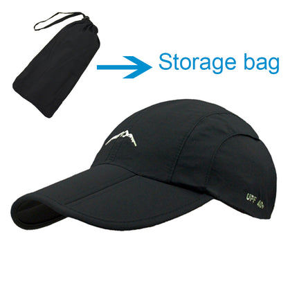 Beaira Waterproof Outdoor Sport Baseball Cap Unisex Spring Summer Quick Drying Hat Breathable Cap Foldable Cycling hat Sun Protection