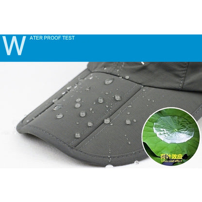 Beaira Waterproof Outdoor Sport Baseball Cap Unisex Spring Summer Quick Drying Hat Breathable Cap Foldable Cycling hat Sun Protection