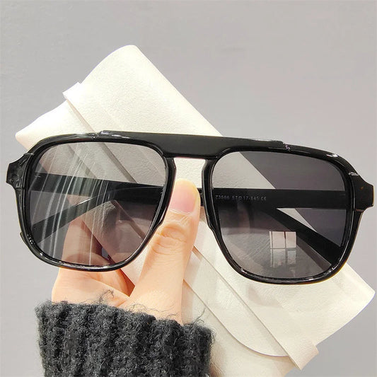 Beaira Men Oversized Frame Sunglasses Classic Big Frame Sport Eyeglasses 2025 Vintage Brand Design Shades UV400 Eyewear Trendy Glasses