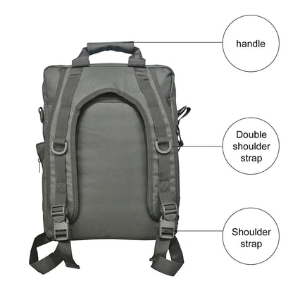 Beaira Molle Laptop Bag Tactical Messenger Bags Computer Backpack Fanny Belt Shouder Camping Outdoor Sports Bag
