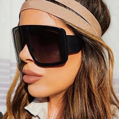 Beaira Motorcycle Oversized Punk Square Sunglasses Women Y2K Unique Men Trendy Sports Sun Glasses Luxury Brand Goggles Unisex UV400