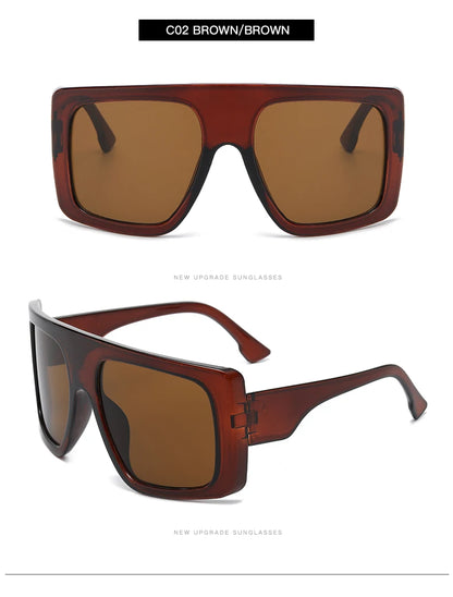 Beaira Motorcycle Oversized Punk Square Sunglasses Women Y2K Unique Men Trendy Sports Sun Glasses Luxury Brand Goggles Unisex UV400