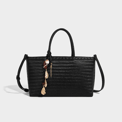Beaira French elegant woven large capacity vegetable basket bag tote bag women's new versatile large bag shoulder bag