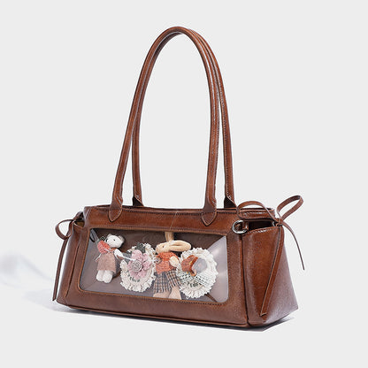 Beaira Butterfly knot niche design casual pain bag cute and versatile baguette bag single shoulder armpit bag large capacity handbag
