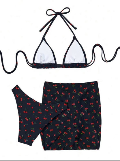 Beaira New European and American sexy bikini bikini three piece swimsuit set for women cross-border in stock
