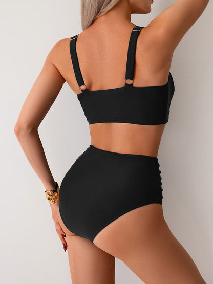 Beaira Cross border new bikini European and American swimsuit female sexy high waist split swimsuit foreign trade bikini