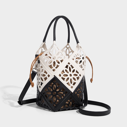 Beaira Cross border luxury handbag handmade hollowed out shoulder bag new niche drawstring versatile fashion crossbody bag