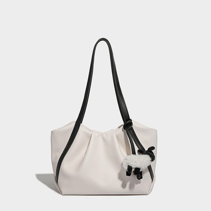 Beaira Ladies' new high-end bag with large capacity cloud folds niche design single shoulder tote bag