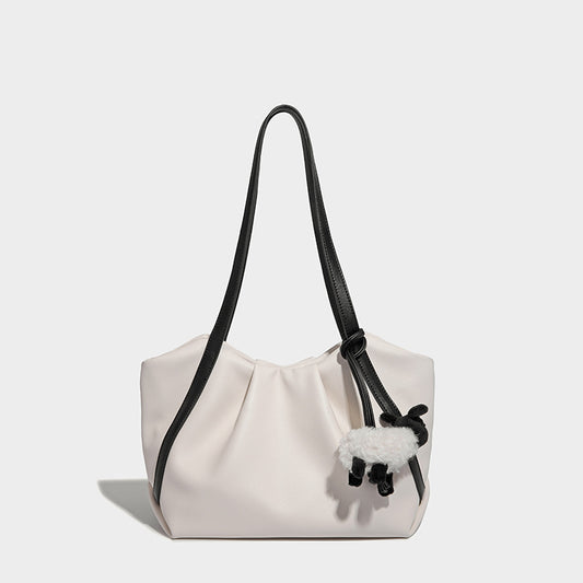 Beaira Ladies' new high-end bag with large capacity cloud folds niche design single shoulder tote bag