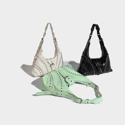 Beaira Fashionable retro design spicy girl armpit bag women's summer new item large capacity Liuding tote crossbody bag