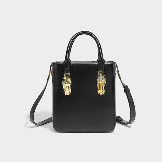 Beaira Black box bag for autumn and winter new high-end style niche designer high-quality handheld crossbody small square bag women's trend