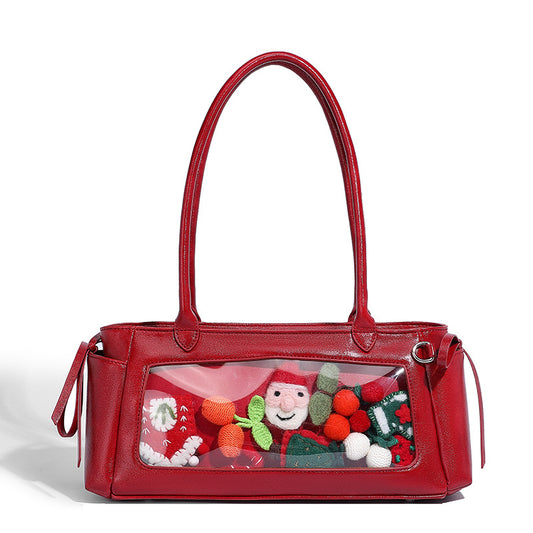 Beaira Butterfly knot niche design casual pain bag cute and versatile baguette bag single shoulder armpit bag large capacity handbag